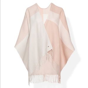 SOIA & KYO Woven Scarfigan With Fringe